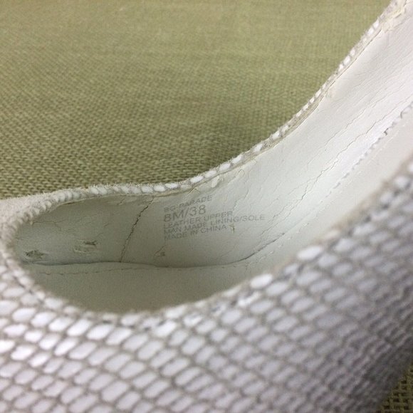 BCBG Generation Parade Leather Platform Heels - Picture 10 of 12